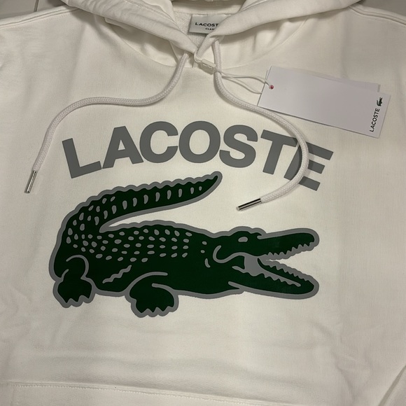 Men’s Lacoste Logo Pullover Hoodie - Picture 2 of 4